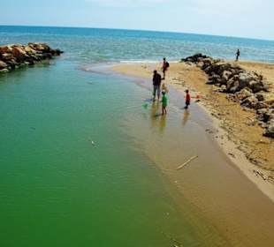 Vom Sunrise Richtung Kumköy-Evrenseki am Strand