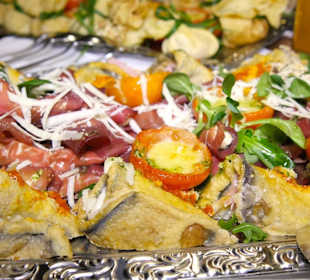 Köstliches italienisches Buffet