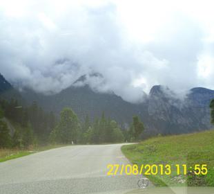 Auf dem Weg zum Almdorf Eng