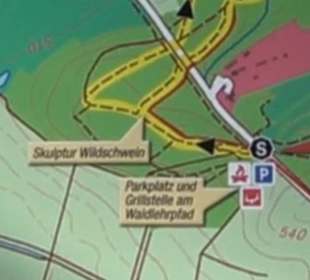 Wanderparkplatz am Waldlehrpfad