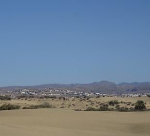 Die Dünen mit Blick auf Maspalomas