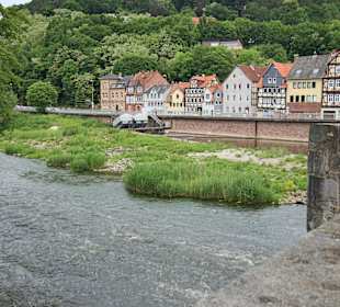 Stadtansicht vor der Werra