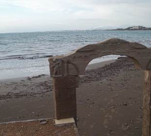 Der Strand im Dezember