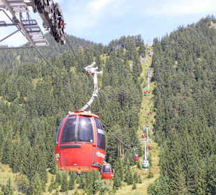 Gondelbahn zur Steinplatte