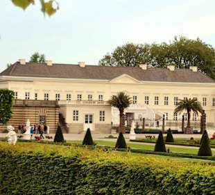 Blick auf das Schloss Herrenhausen