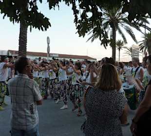 Fest auf der Strandpromenade 