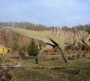 Wielki dinozaur w Bałtowie