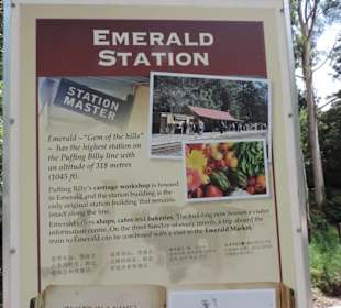 Hier geht es zum Dampfzug Puffing Billy