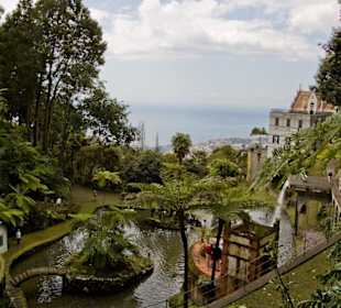 Blick auf die alte Villa