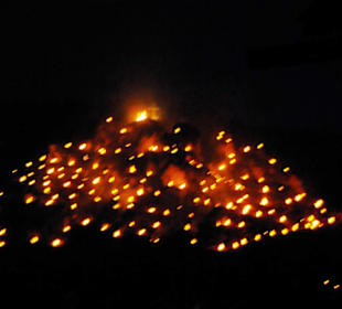 Ca. um 17 Uhr der Blick