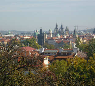 Blick über kleinen Teil der Stadt