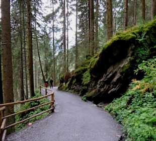 Der Wanderweg nach oben