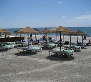 Strand neben dem Hotel Parador de Nerja