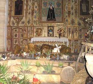 Weihnachtskrippe in der Kathedrale von Pajara