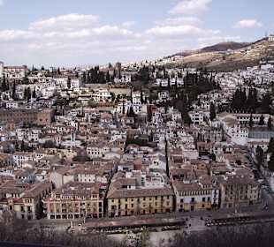 Blick von der Alhambra