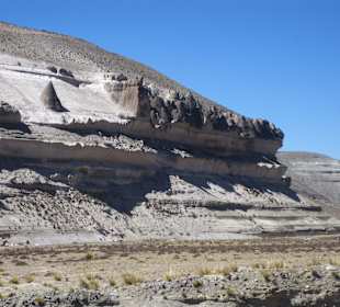 Felsformationen in Pampa Canahuas