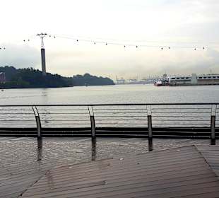 Ausblick Sentosa Boardwalk