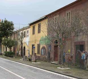 Wandmalerei in Tinnura