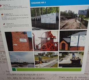 Schautafeln im Museum