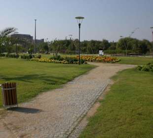 Gartenanlange der Strandpromenade