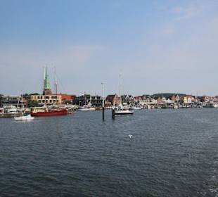 Die fjordartige Trave vor Travemünde