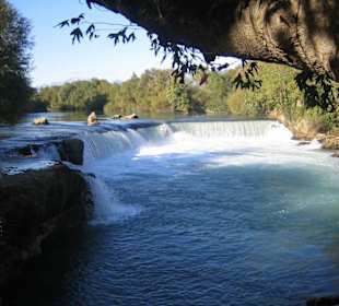 Ausflug am Wasserfall in Manavgat