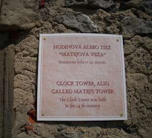 Hinweis auf den Glockenturm