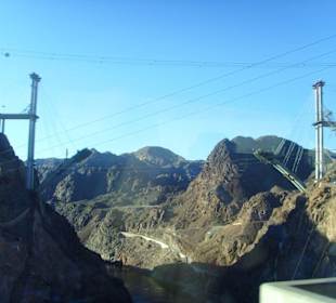 Neu entstehende Brücke am Hoover Dam
