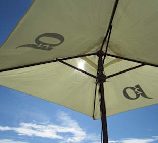 Sonnenstimmung auf der Hotel-Terrasse