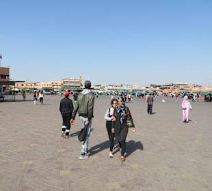 Unterwegs in der Altstadt von Marrakesch