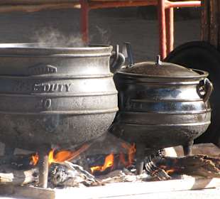 Teil der zusätzlichen Außenküche