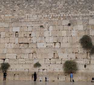 Klagemauer, das Highlight in Jerusalem