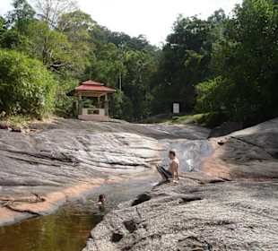 Wasserfall von oben