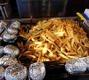 Handgemachte Pommes frites