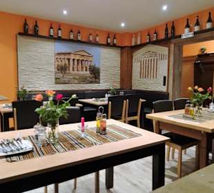 Blick in die Gasträume des Restaurant Athene