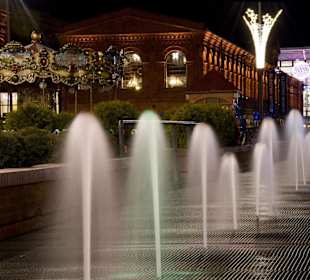 Fontanny w Manufakturze