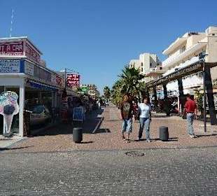 Fußgängerzone hinter dem Hotel