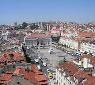 Blick auf den Rossio