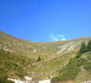 Dort oben ist das Ziel 