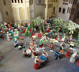 Details aus der Krippensammlung der Hofburg