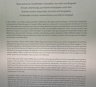 Erinnerungen an Stefan Zweig