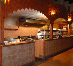 Open Air Showküche im Tandoori