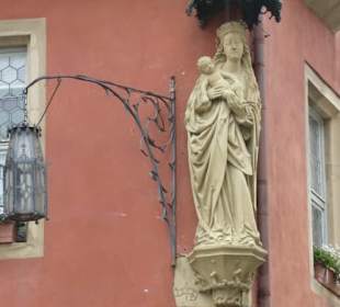 Blick zum Neuen Rathaus von Ochsenfurt