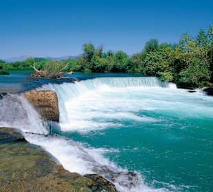 Side: Bauernmarkt und Flussbootsfahrt in Manavgat