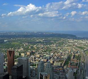 CN Tower, Ausblick, Down Town.