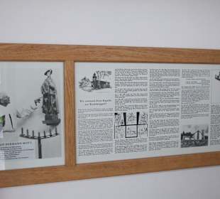 Informationstafel in der Kapelle am Wachtküppel