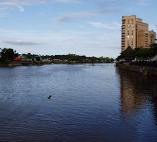 Blick auf den Sarawak River