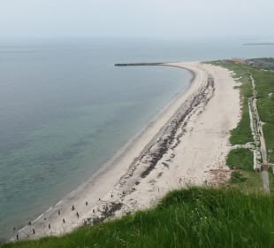 Blick zum Nordstrand von Helgoland