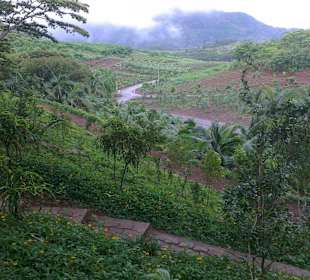 Ausblick in andere Siete des Wasswefalls