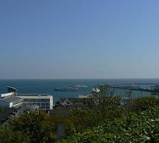 Blick auf die Unterstadt und den Hafen